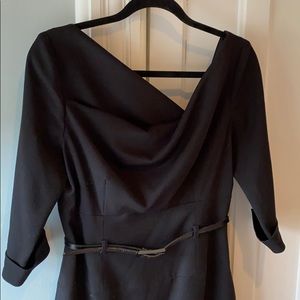 “Jackie O” 3/4 sleeve dress & leather belt